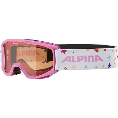 Превью Детские горнолыжная маска Маска горнолыжная ALPINA Piney Rose Matt/Orange (A7268458)